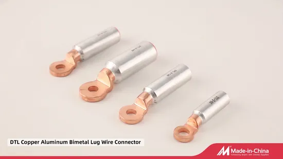 Dtl Copper Aluminum Wire Connector Cable Termination Lug Round Bimetal Lug Hardware