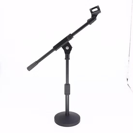 Round Base Desktop Microphone Table Stand for Microphone