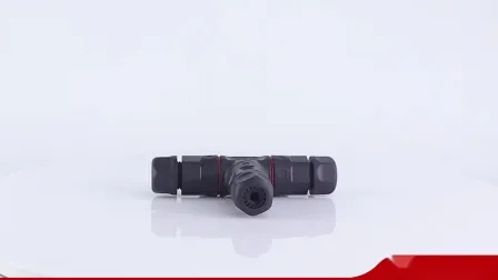 PA66 CE UL IP68 3 Way 2pin Outdoor Electrical Waterproof Cable T Connectors 2 3 4pin