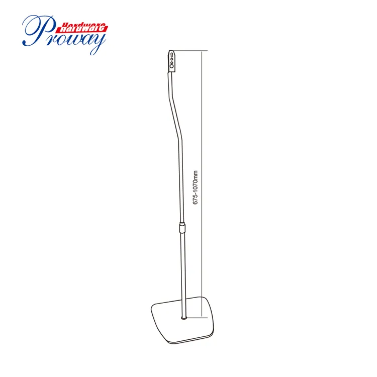 Audio Speaker Stand with Glass Base