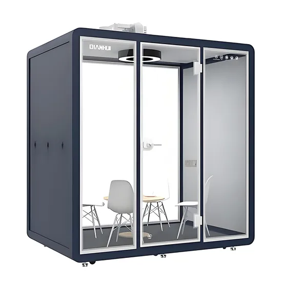 Customized High Sound Insulation Fireproof Vocal Isolation Booth Apple Cabin 