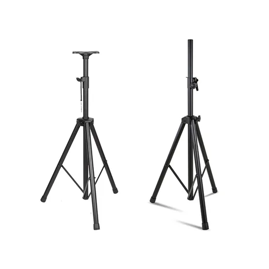 All Metal Speaker Stand Bracket Floor Standing Tripod for Outdoor Performance 