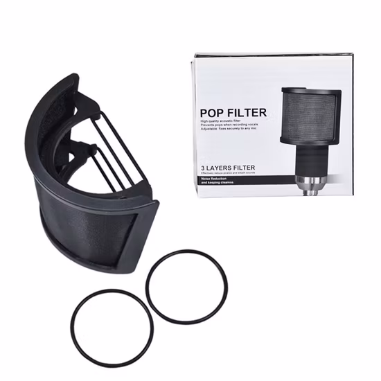 Customized Logo OEM Designed Microphone Mic Wind Screen Pop Filter