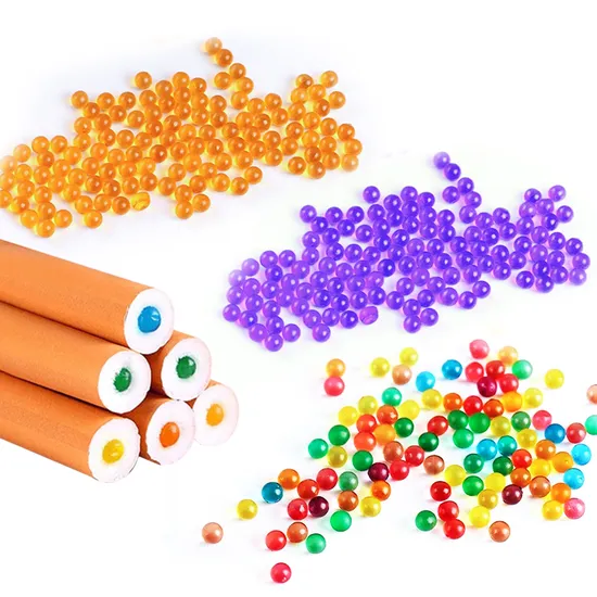 100PCS Mix Fruit Flavor Menthol Capsule Mint Beads Explosion Pops Cigarette Filter Brush Ball for Smoking Holder Accessories 