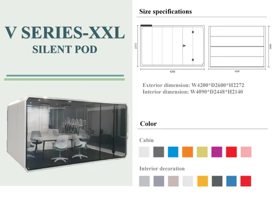 Hot Sale Ecological Detachable Customize Silence Box Silent Acoustic Booth Soundproof Room Hot Camp Hotel Dormitory Customize Recording Vocal Sound Booth Sound 