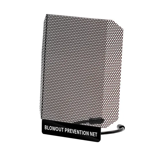 Recording Microphone Metal Blowout Prevention Network Pop Filter for Live Singing Recording 